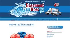 Desktop Screenshot of basementboss.com