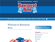 Tablet Screenshot of basementboss.com